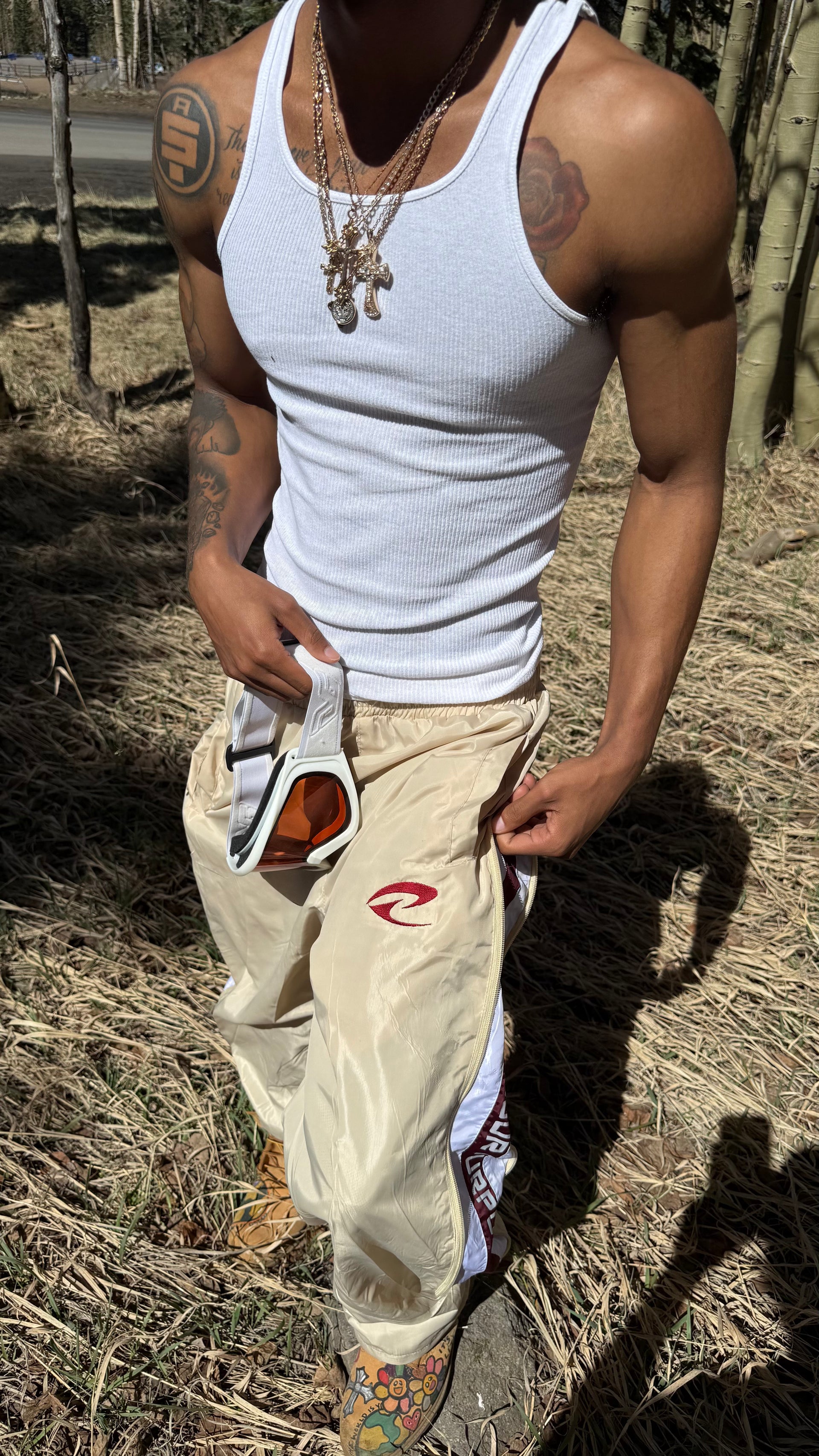 Purpose Track Pants (Cream)